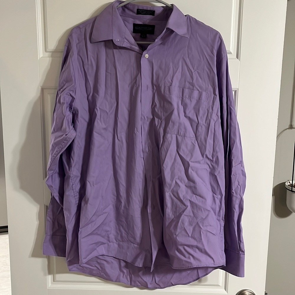 Purple Giorgio Brutini dress shirt